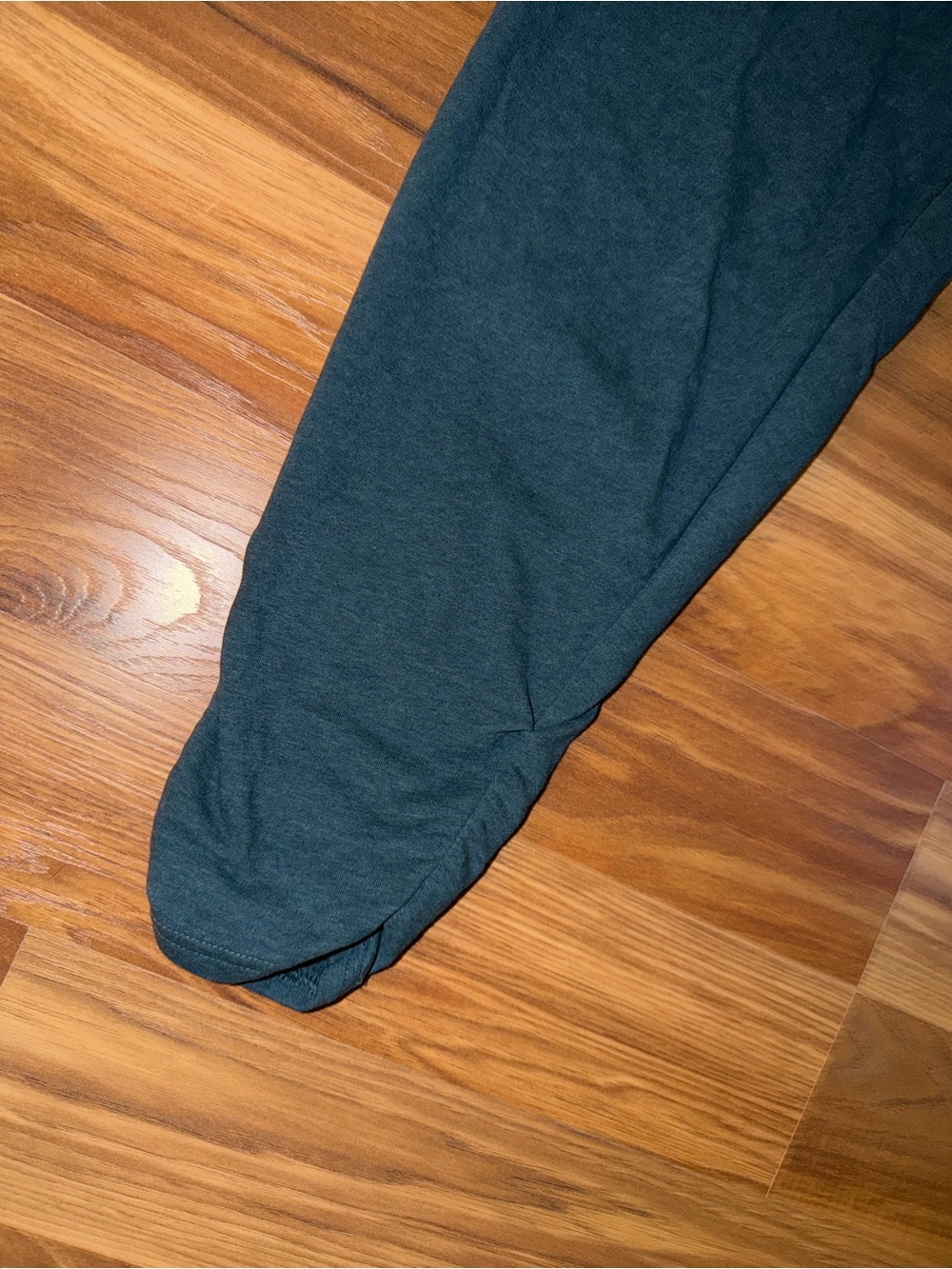 PACT Organic Cotton Ruched Jogger Pants – Size M – Deep Teal - Picture 3 of 6